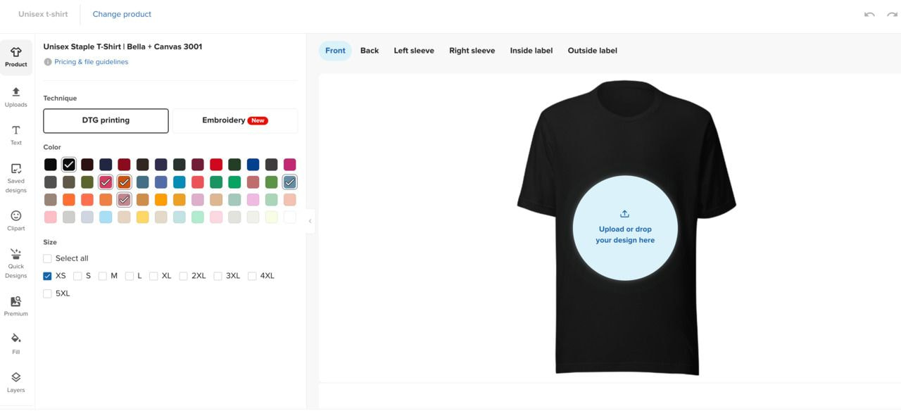 a screen shot of a t-shirt